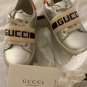 Gucci Ace Girls/Boys Sneakers 25 / 8c US AUTHENTIC